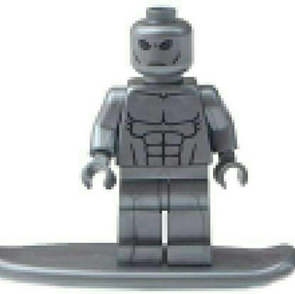 1.75" Silver Surfer Action MiniFigure Blocks